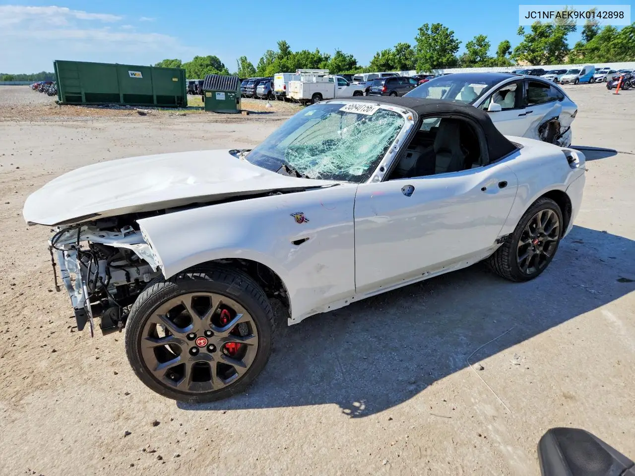 2019 Fiat 124 Spider Classica VIN: JC1NFAEK9K0142898 Lot: 56640156