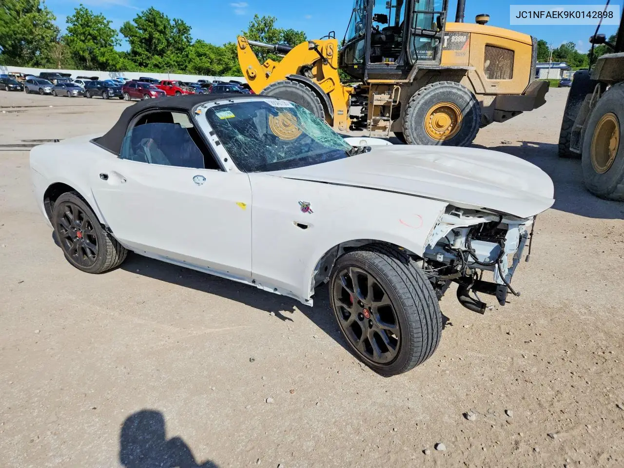 2019 Fiat 124 Spider Classica VIN: JC1NFAEK9K0142898 Lot: 56640156