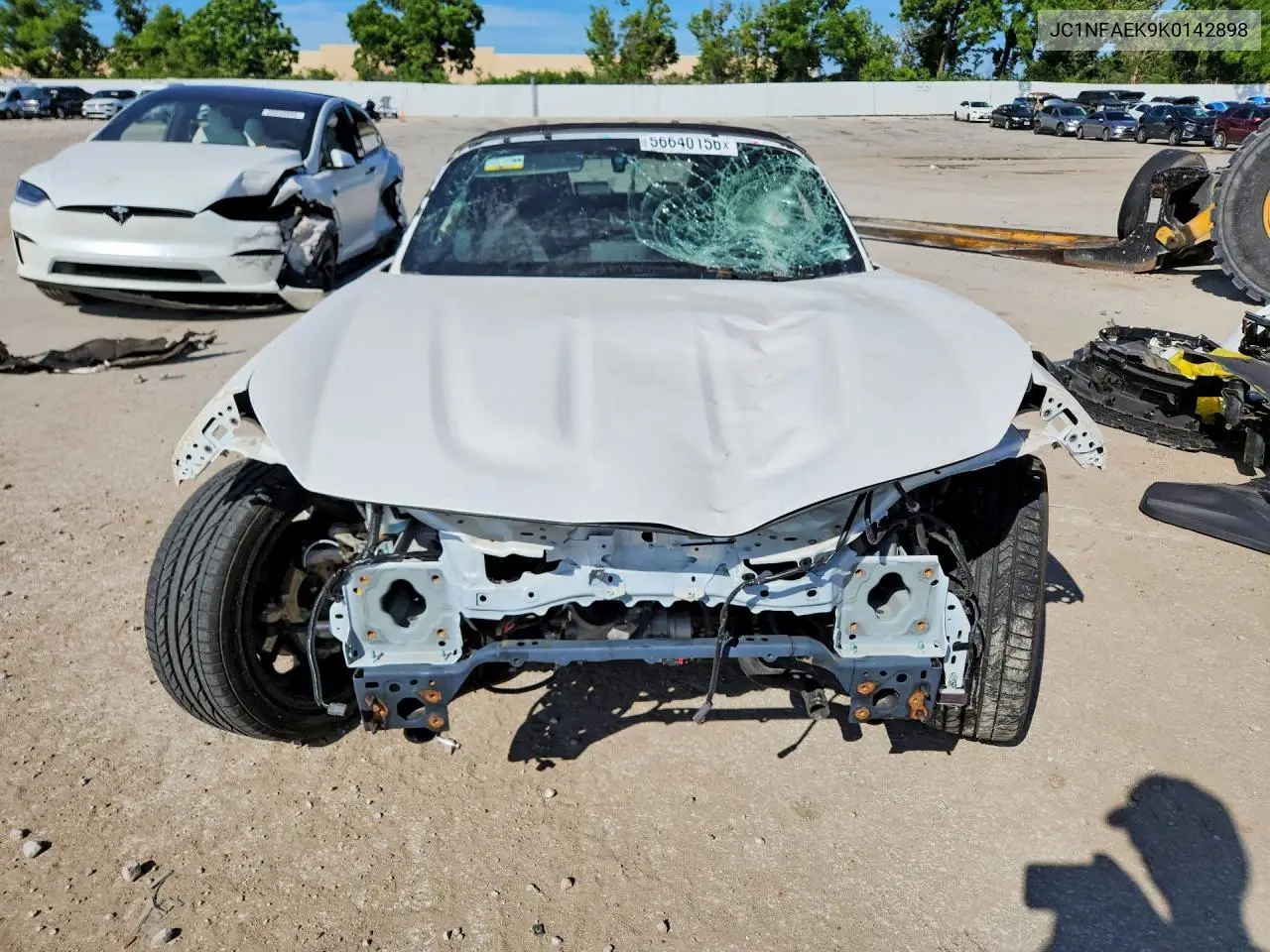 2019 Fiat 124 Spider Classica VIN: JC1NFAEK9K0142898 Lot: 56640156