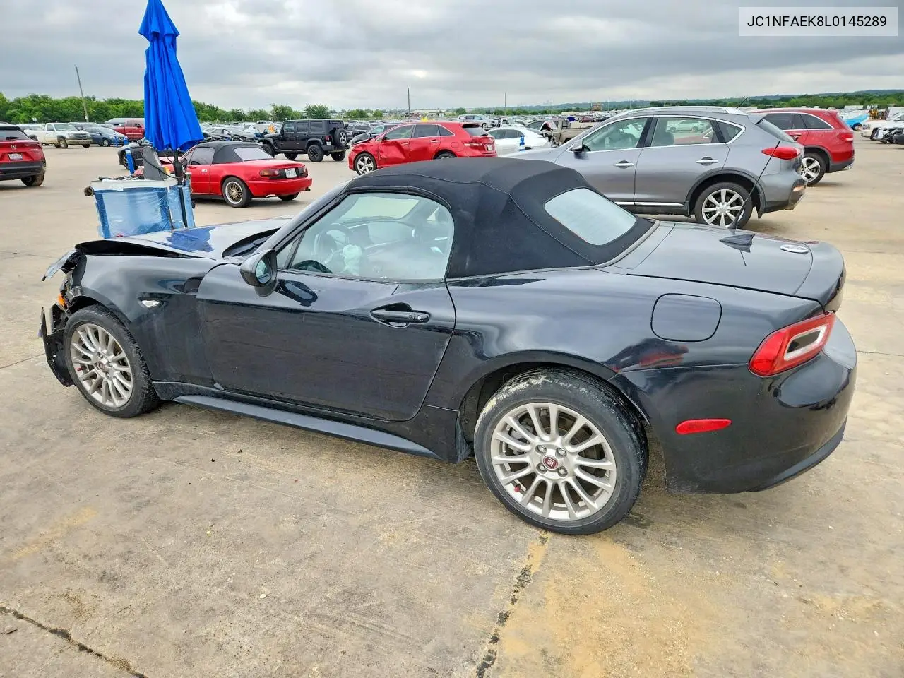 2020 Fiat 124 Spider Classica VIN: JC1NFAEK8L0145289 Lot: 54079576