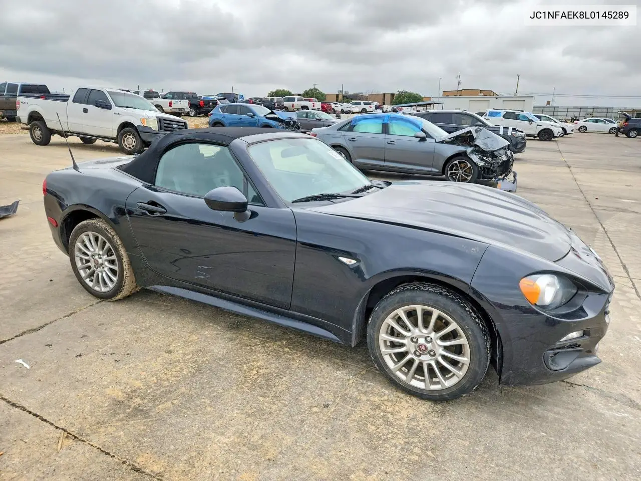 2020 Fiat 124 Spider Classica VIN: JC1NFAEK8L0145289 Lot: 54079576
