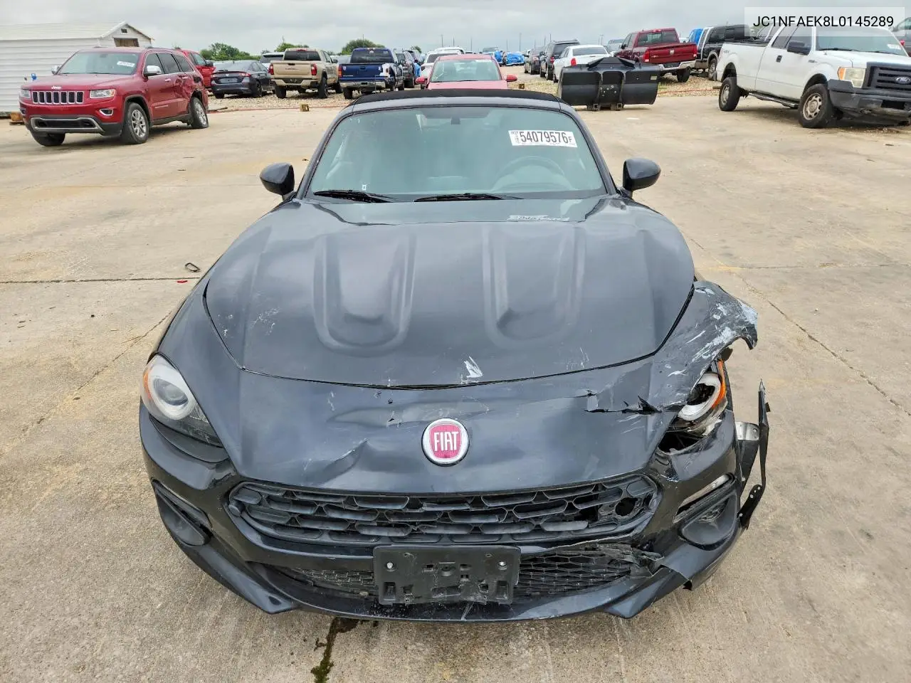 2020 Fiat 124 Spider Classica VIN: JC1NFAEK8L0145289 Lot: 54079576