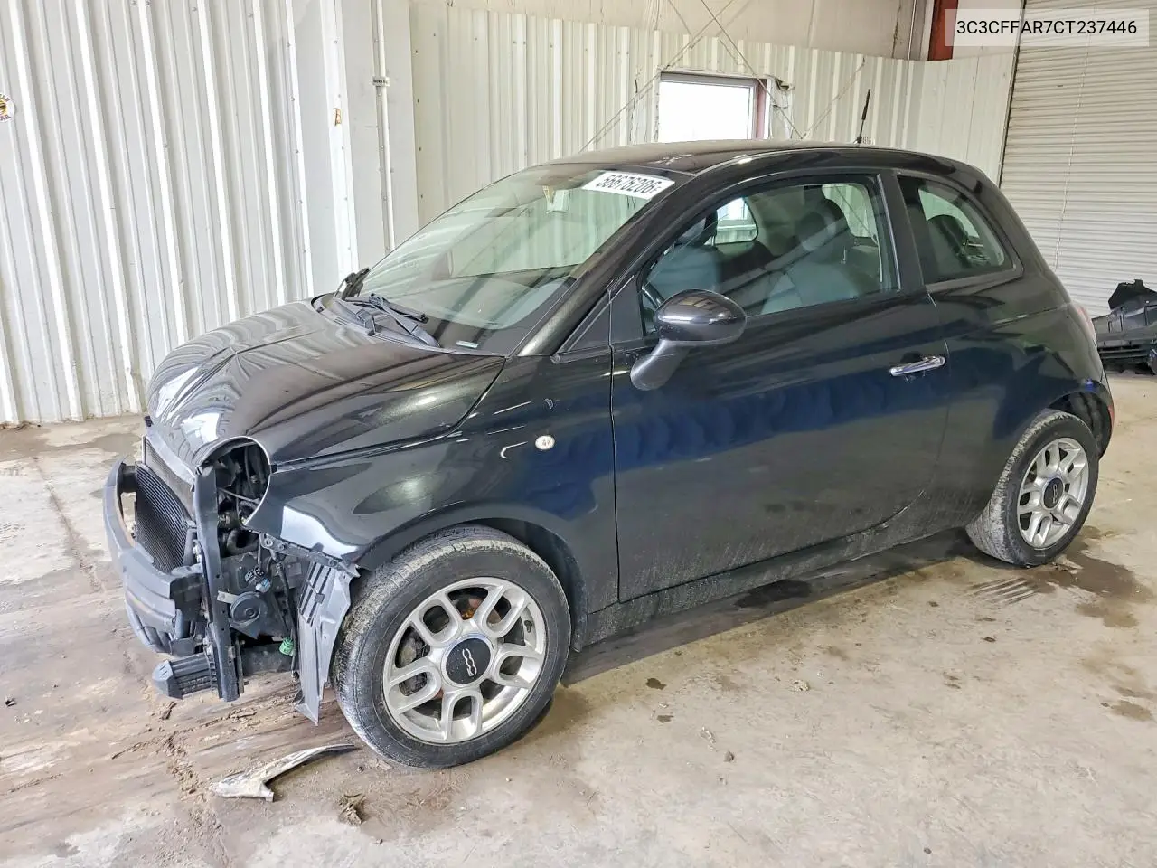2012 Fiat 500 Pop VIN: 3C3CFFAR7CT237446 Lot: 56676206