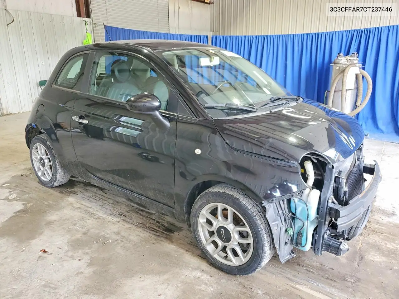 2012 Fiat 500 Pop VIN: 3C3CFFAR7CT237446 Lot: 56676206