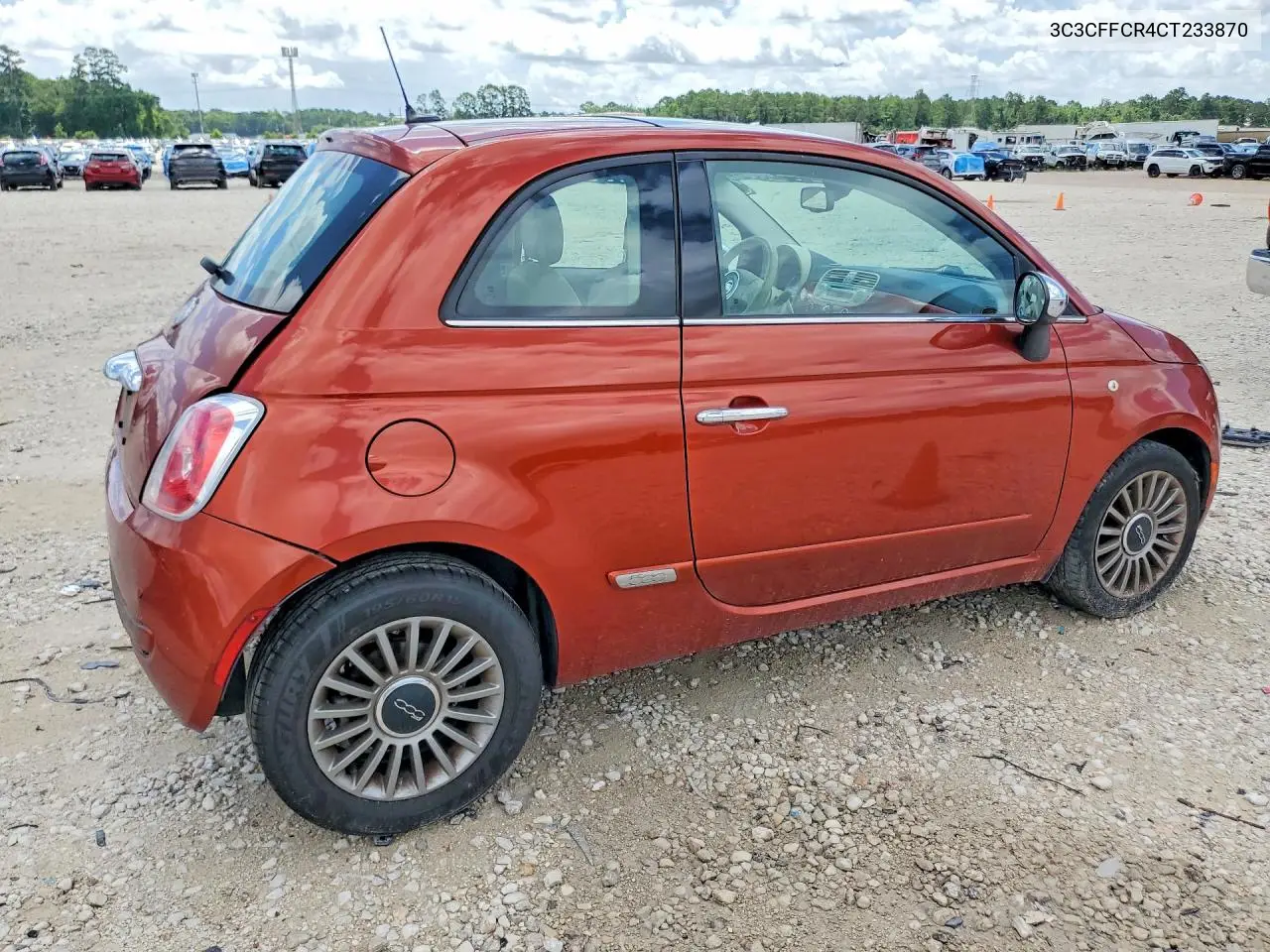 2012 Fiat 500 Lounge VIN: 3C3CFFCR4CT233870 Lot: 56804826