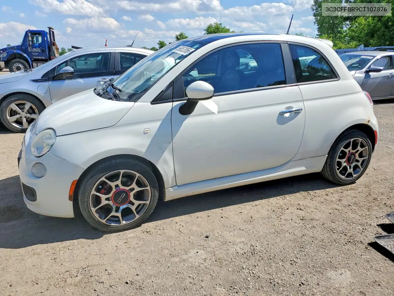 2012 Fiat 500 Sport VIN: 3C3CFFBR9CT107876 Lot: 56853856