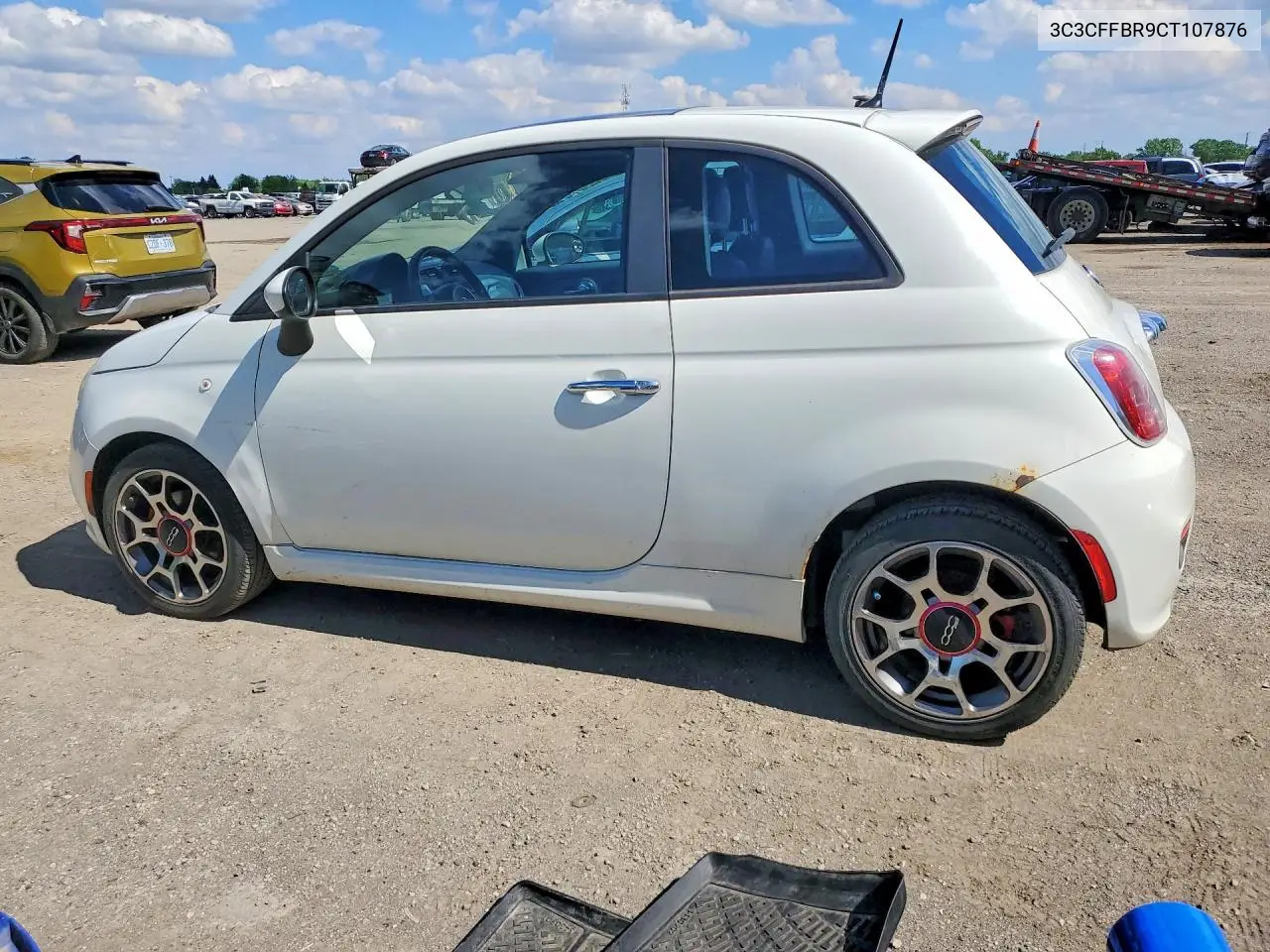2012 Fiat 500 Sport VIN: 3C3CFFBR9CT107876 Lot: 56853856