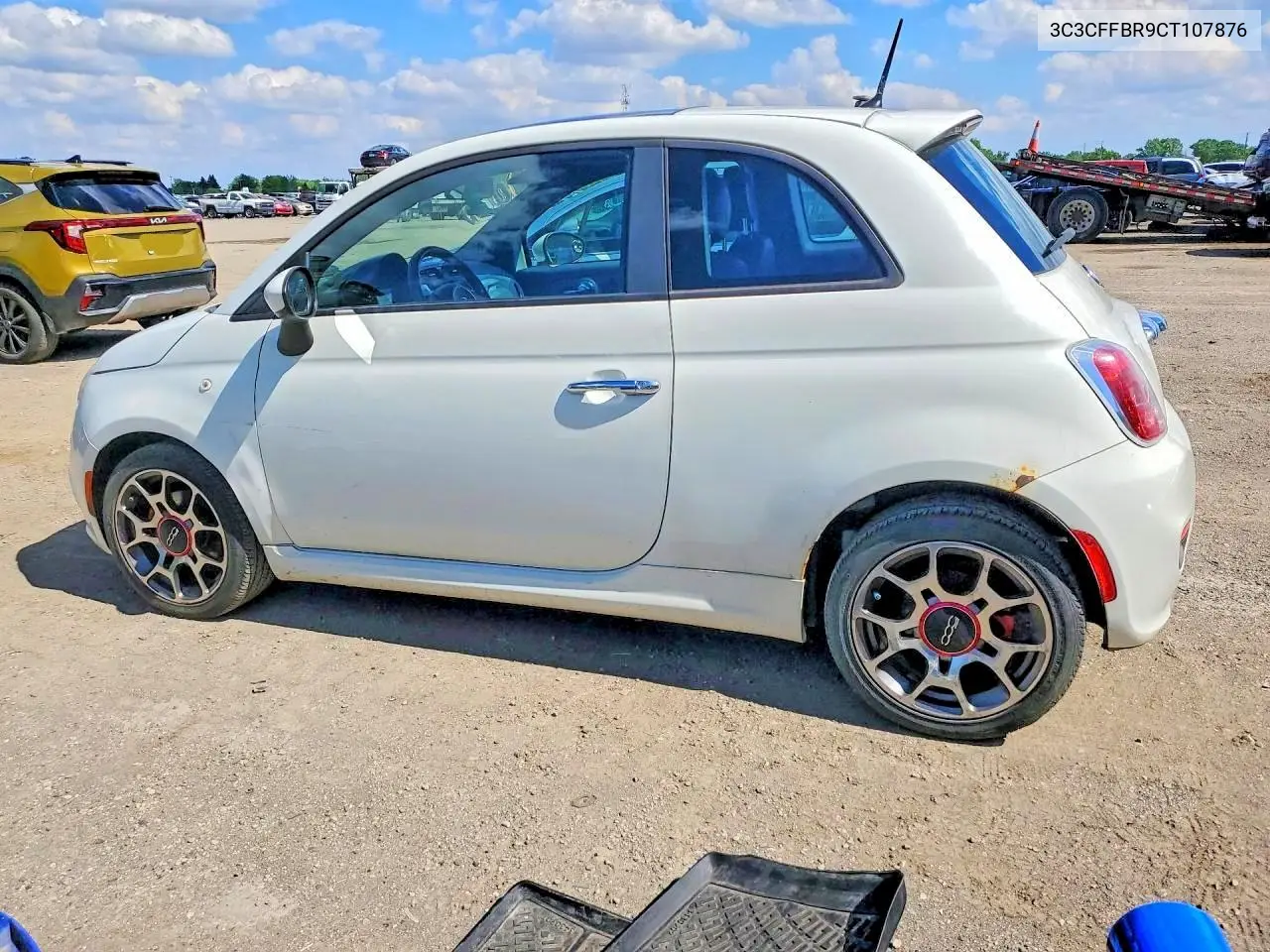 2012 Fiat 500 Sport VIN: 3C3CFFBR9CT107876 Lot: 56853856