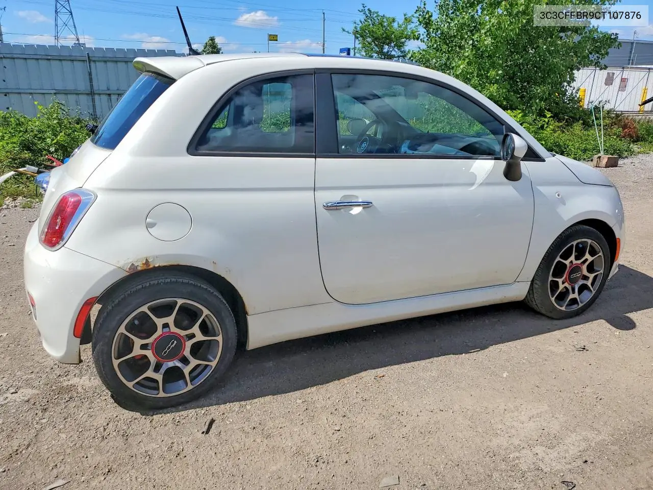 2012 Fiat 500 Sport VIN: 3C3CFFBR9CT107876 Lot: 56853856