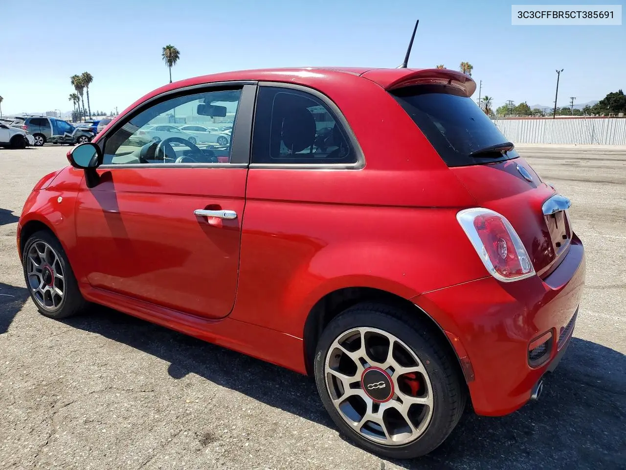 2012 Fiat 500 Sport VIN: 3C3CFFBR5CT385691 Lot: 57967016