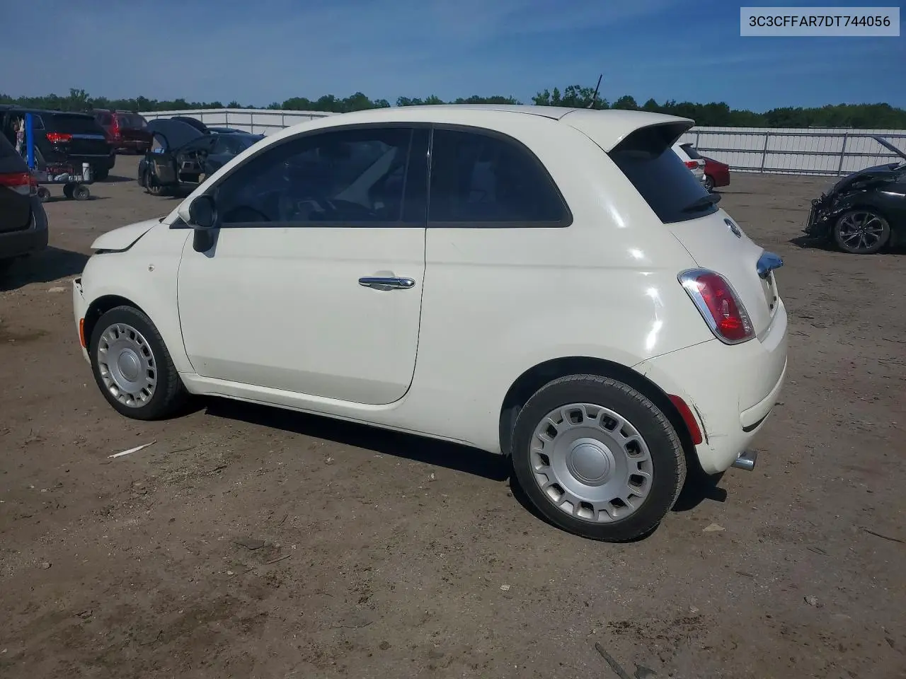 2013 Fiat 500 Pop VIN: 3C3CFFAR7DT744056 Lot: 56136006