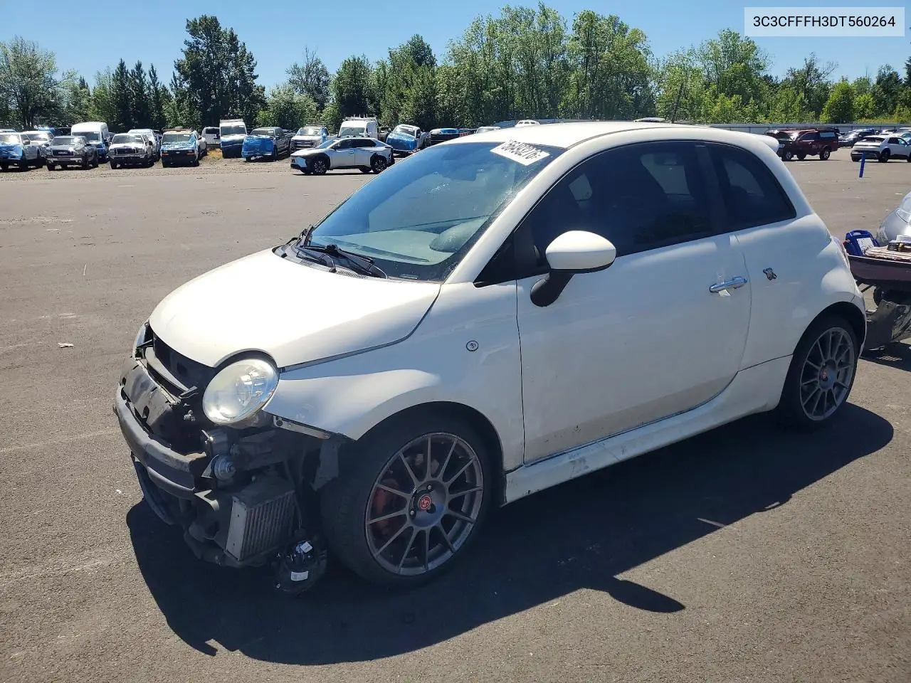 2013 Fiat 500 Abarth VIN: 3C3CFFFH3DT560264 Lot: 56493276