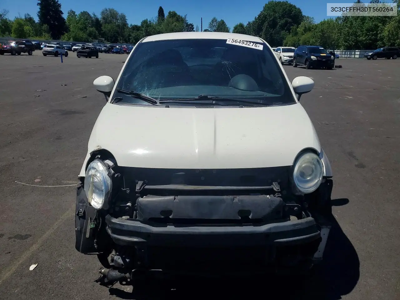 2013 Fiat 500 Abarth VIN: 3C3CFFFH3DT560264 Lot: 56493276