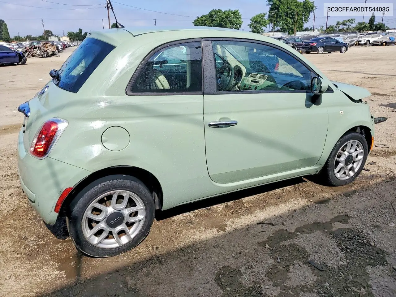 2013 Fiat 500 Pop VIN: 3C3CFFAR0DT544085 Lot: 59175906