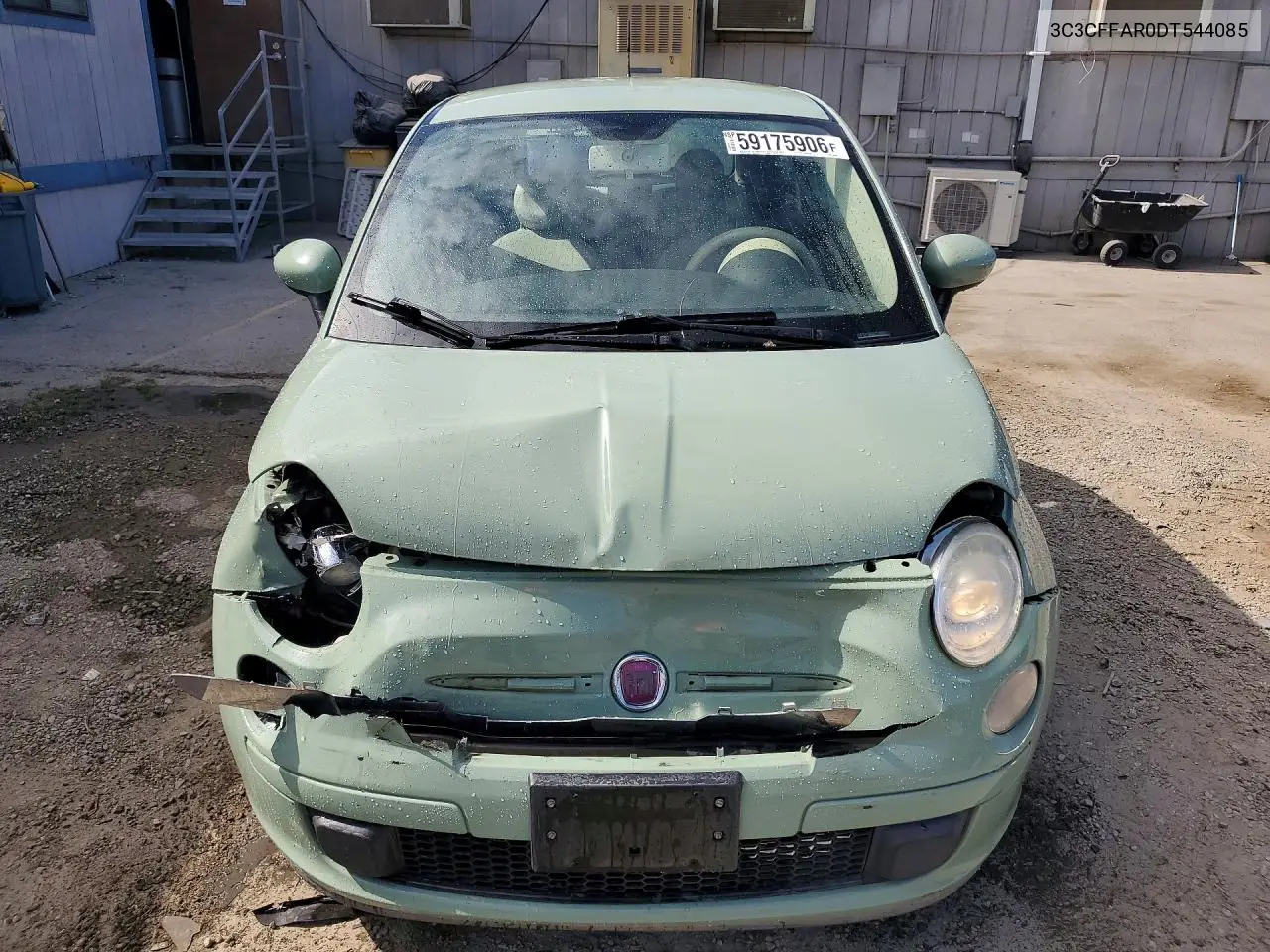 2013 Fiat 500 Pop VIN: 3C3CFFAR0DT544085 Lot: 59175906