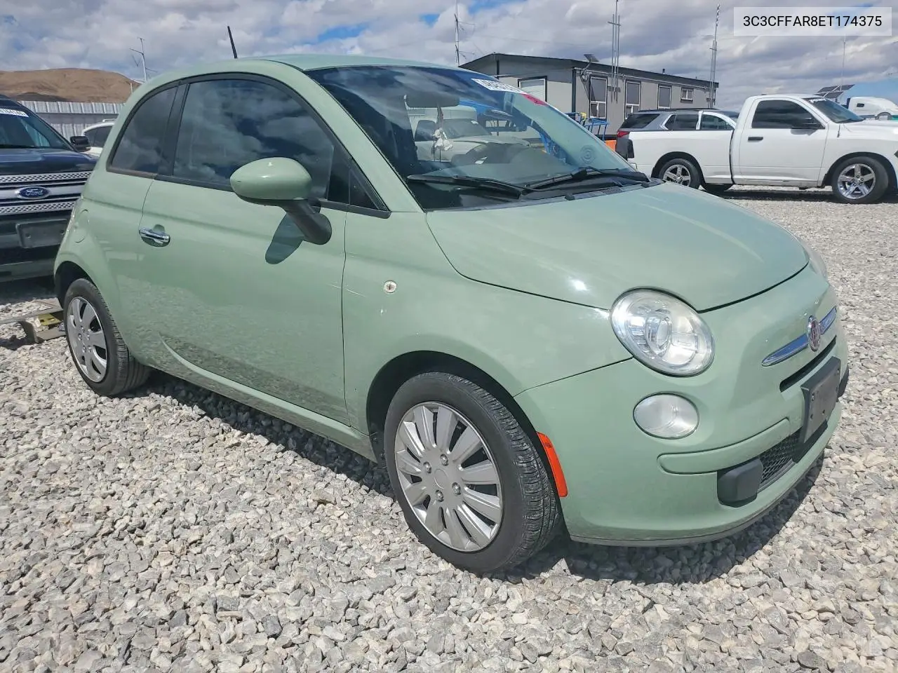2014 Fiat 500 Pop VIN: 3C3CFFAR8ET174375 Lot: 48457276