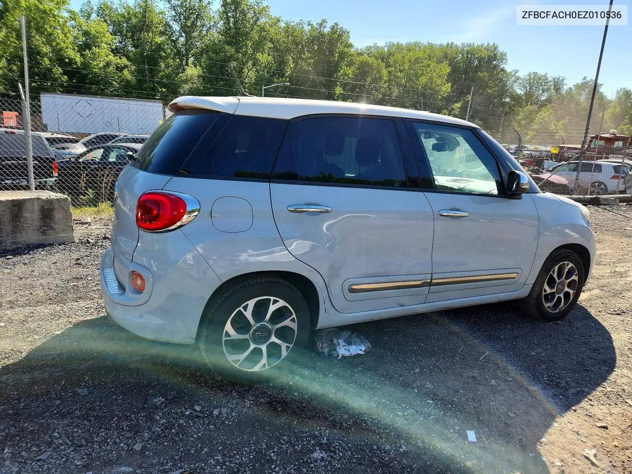 2014 Fiat 500L Lounge VIN: ZFBCFACH0EZ010536 Lot: 55330906