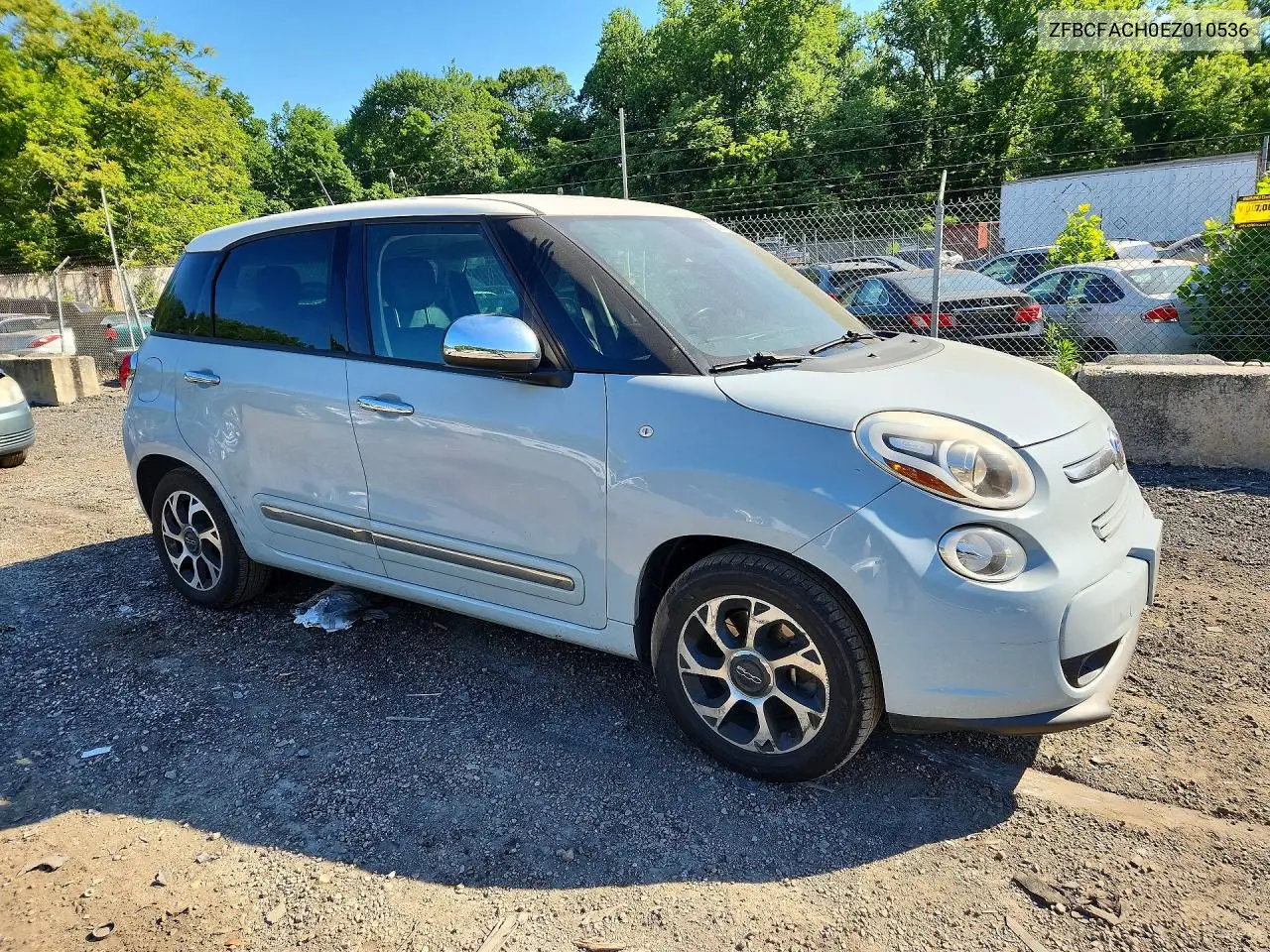 2014 Fiat 500L Lounge VIN: ZFBCFACH0EZ010536 Lot: 55330906