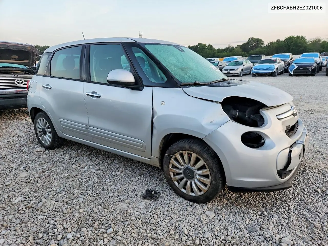 2014 Fiat 500L Easy VIN: ZFBCFABH2EZ021006 Lot: 56285406