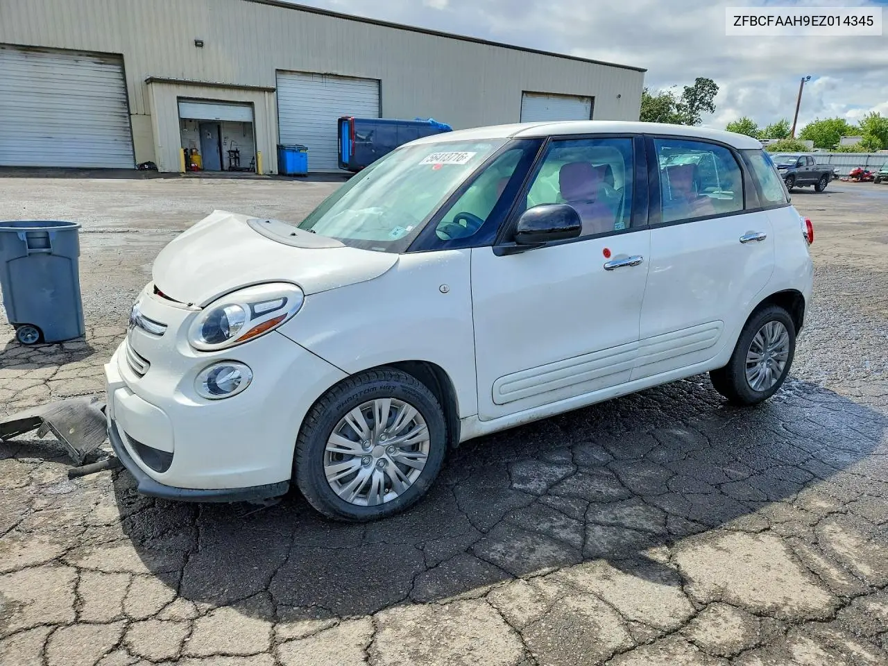 2014 Fiat 500L Pop VIN: ZFBCFAAH9EZ014345 Lot: 56413716