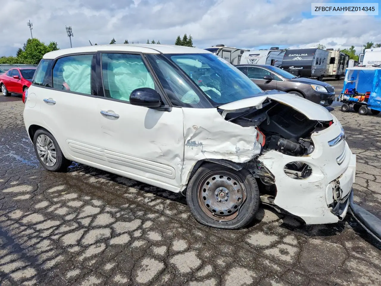 2014 Fiat 500L Pop VIN: ZFBCFAAH9EZ014345 Lot: 56413716