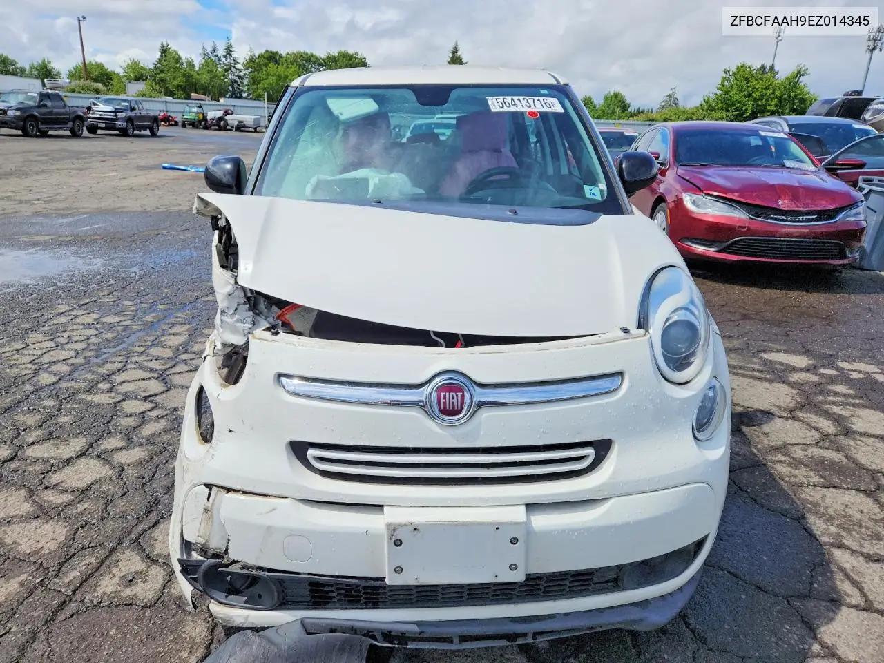 2014 Fiat 500L Pop VIN: ZFBCFAAH9EZ014345 Lot: 56413716