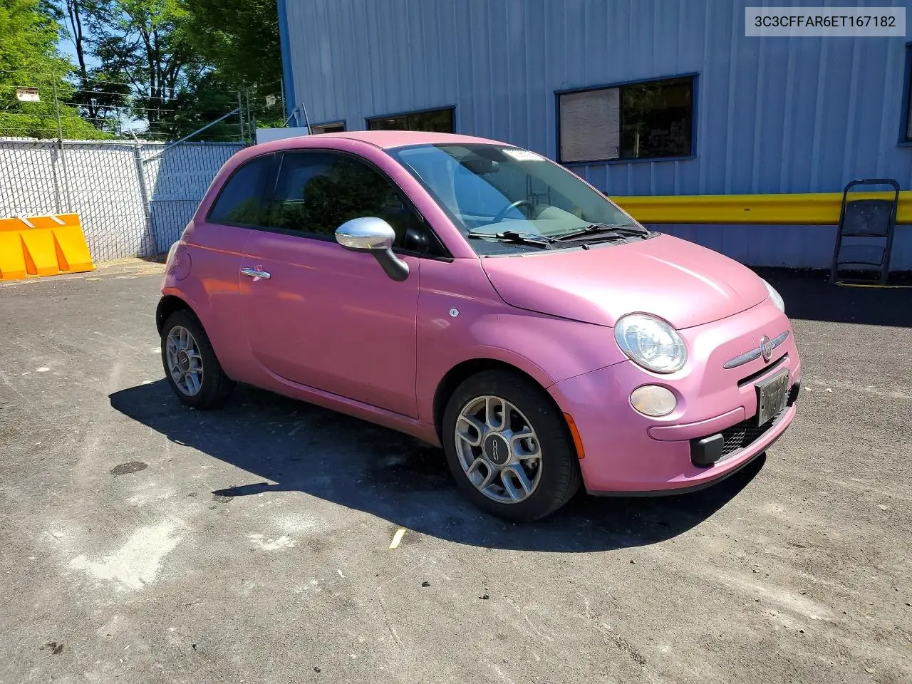 2014 Fiat 500 Pop VIN: 3C3CFFAR6ET167182 Lot: 57085506