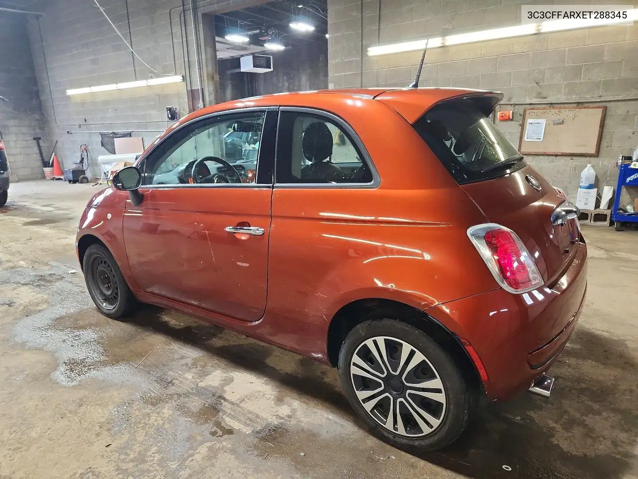 2014 Fiat 500 VIN: 3C3CFFARXET288345 Lot: 57897316