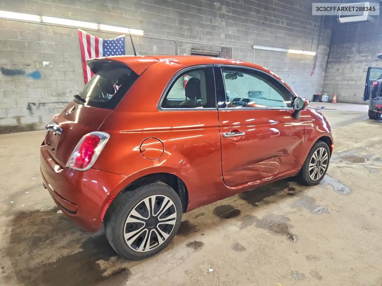 2014 Fiat 500 VIN: 3C3CFFARXET288345 Lot: 57897316