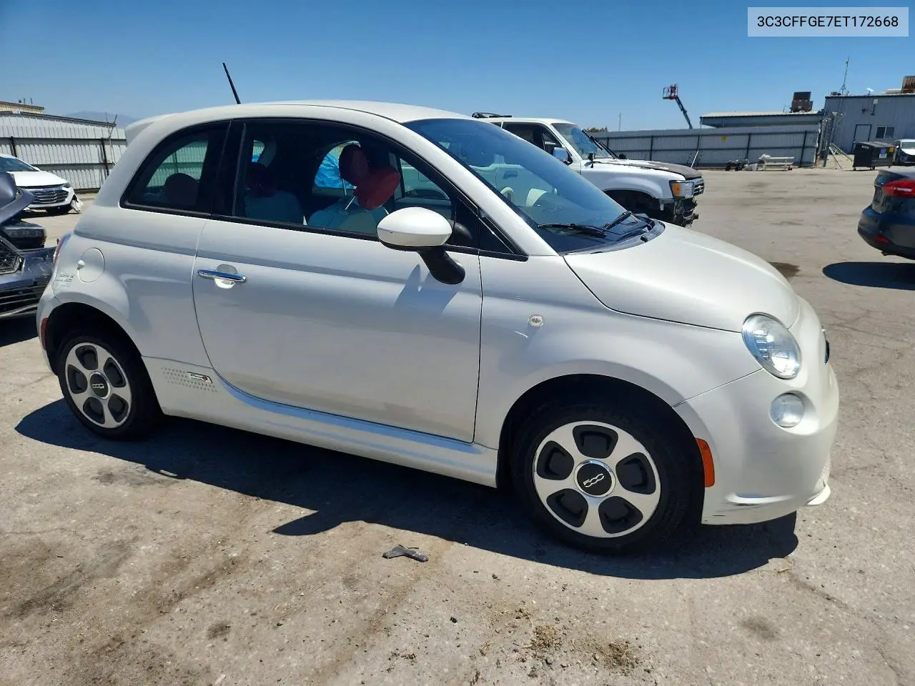 2014 Fiat 500 Electric VIN: 3C3CFFGE7ET172668 Lot: 58114846