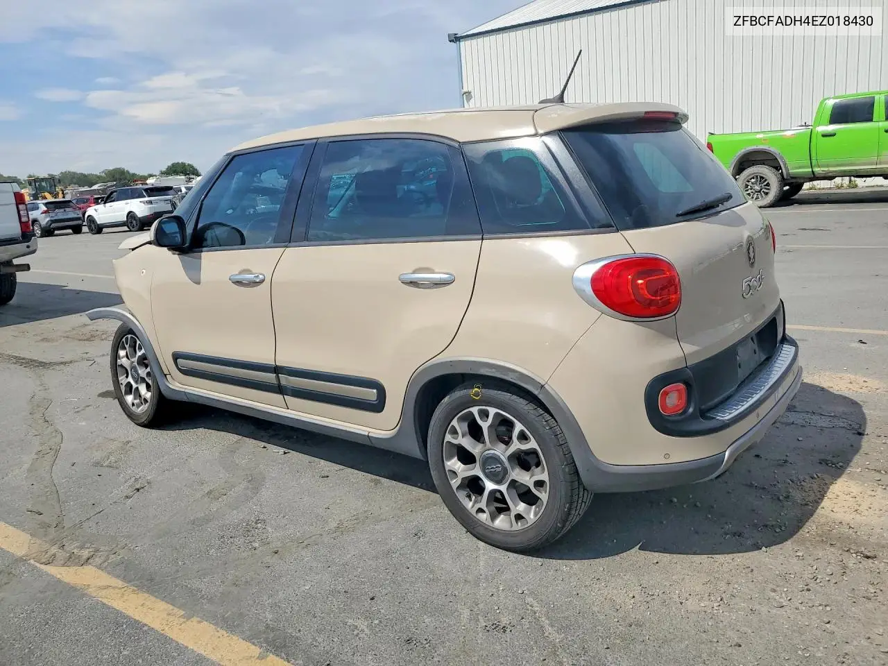2014 Fiat 500L Trekking VIN: ZFBCFADH4EZ018430 Lot: 58331526