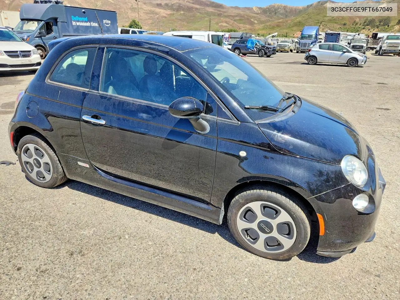 2015 Fiat 500 Electric VIN: 3C3CFFGE9FT667049 Lot: 56732456