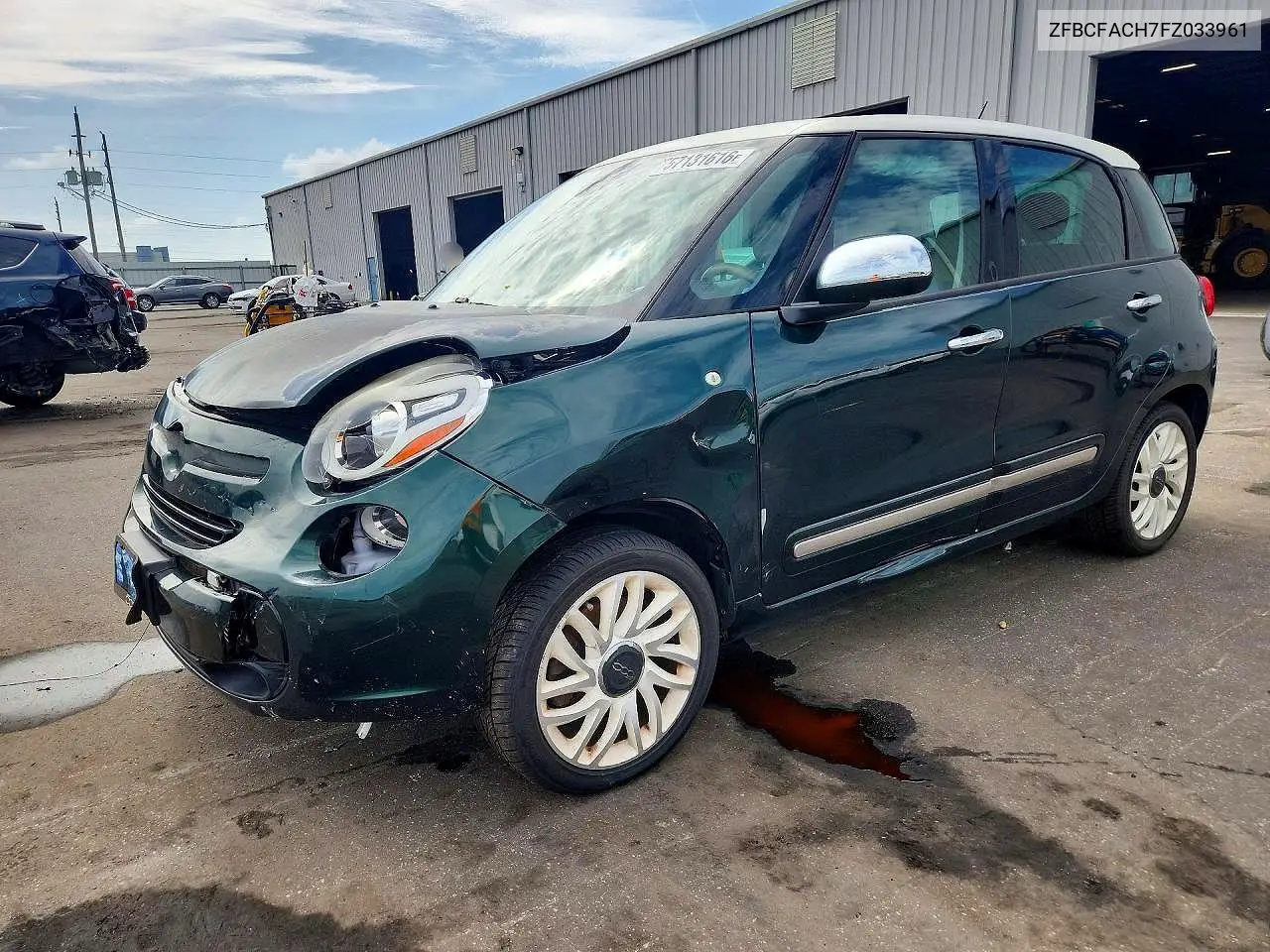 2015 Fiat 500L Lounge VIN: ZFBCFACH7FZ033961 Lot: 57131616
