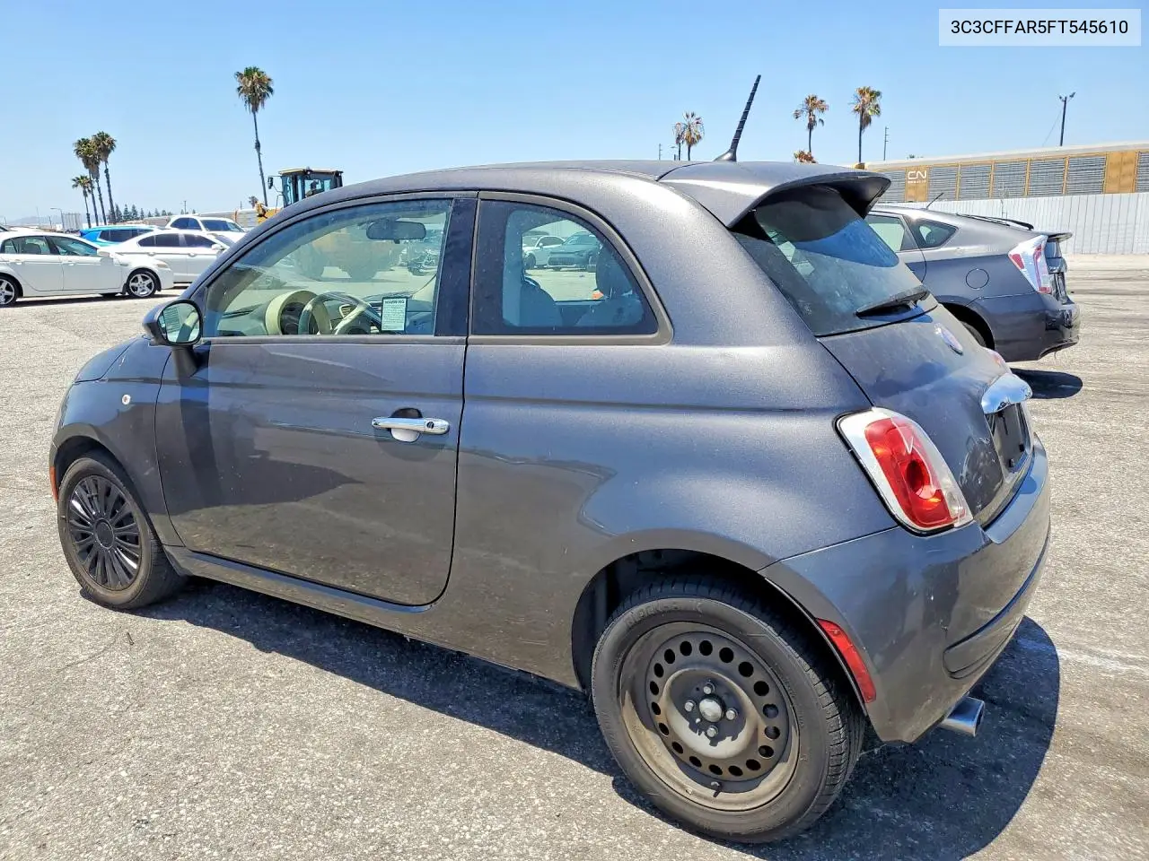 2015 Fiat 500 Pop VIN: 3C3CFFAR5FT545610 Lot: 57237176