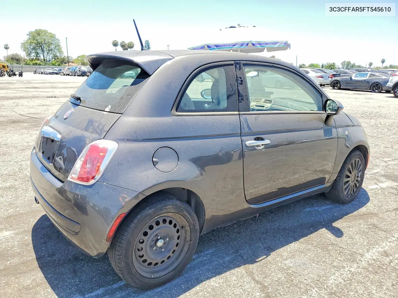 2015 Fiat 500 Pop VIN: 3C3CFFAR5FT545610 Lot: 57237176