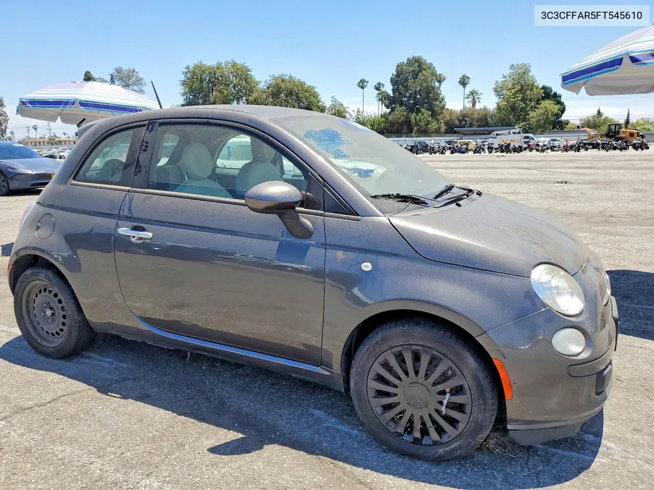 2015 Fiat 500 Pop VIN: 3C3CFFAR5FT545610 Lot: 57237176