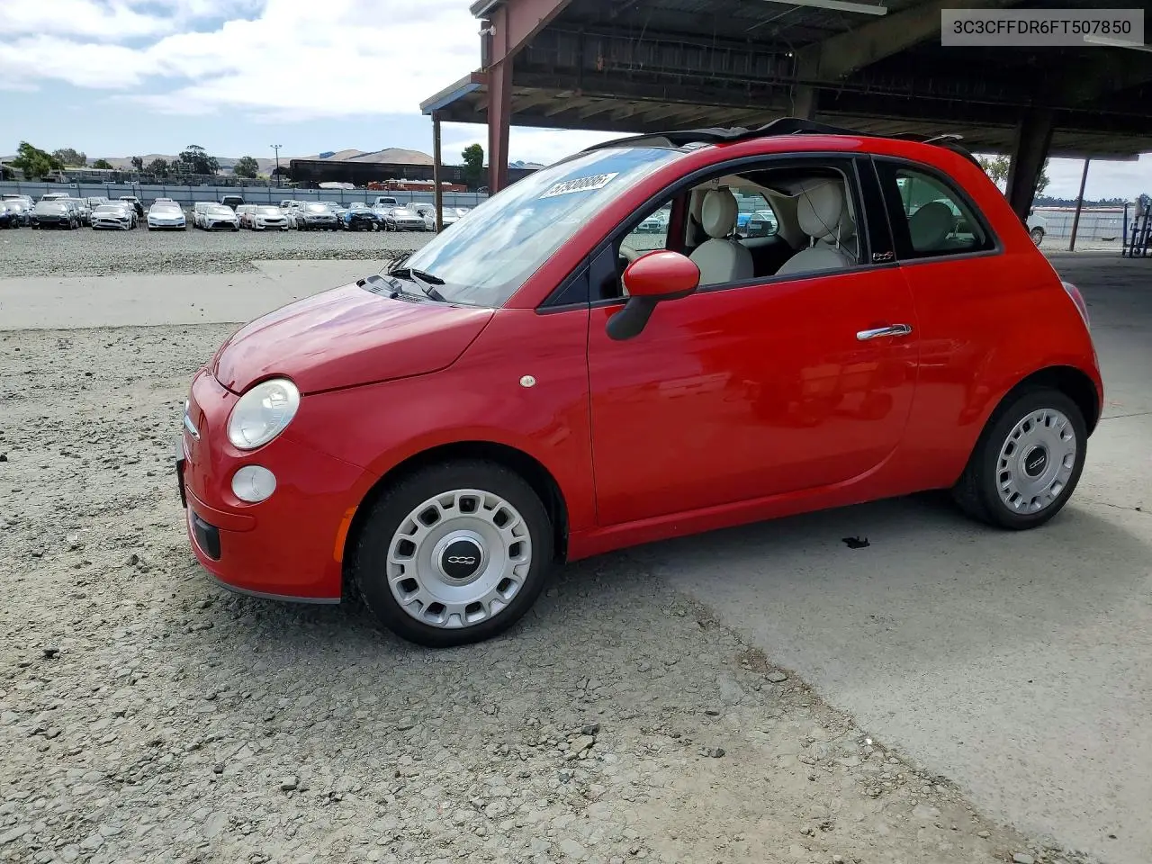2015 Fiat 500 Pop VIN: 3C3CFFDR6FT507850 Lot: 57930886