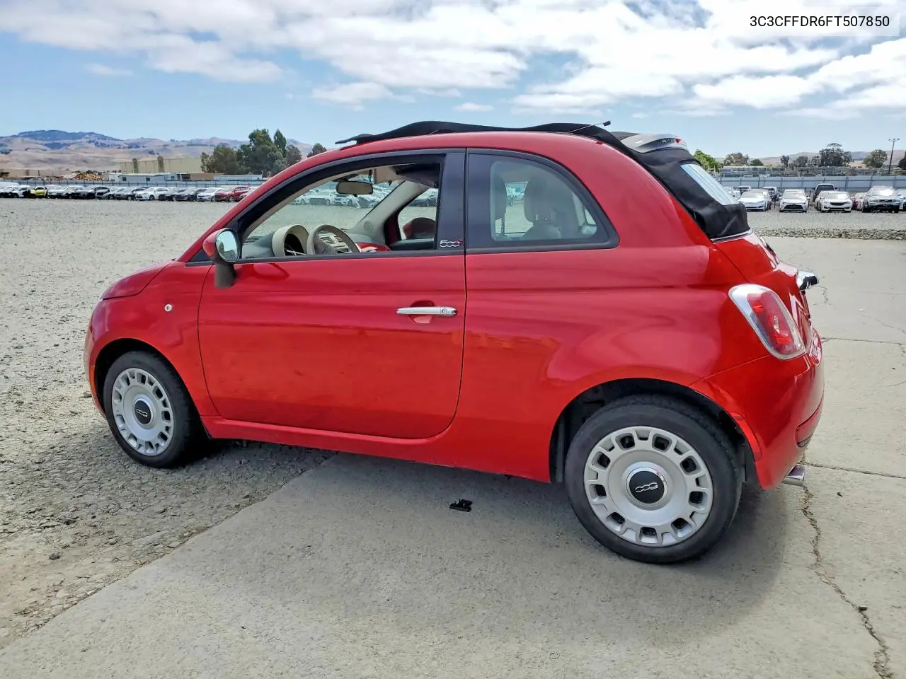 2015 Fiat 500 Pop VIN: 3C3CFFDR6FT507850 Lot: 57930886