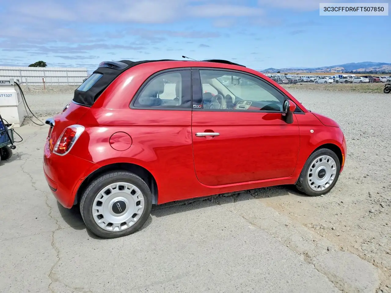 2015 Fiat 500 Pop VIN: 3C3CFFDR6FT507850 Lot: 57930886