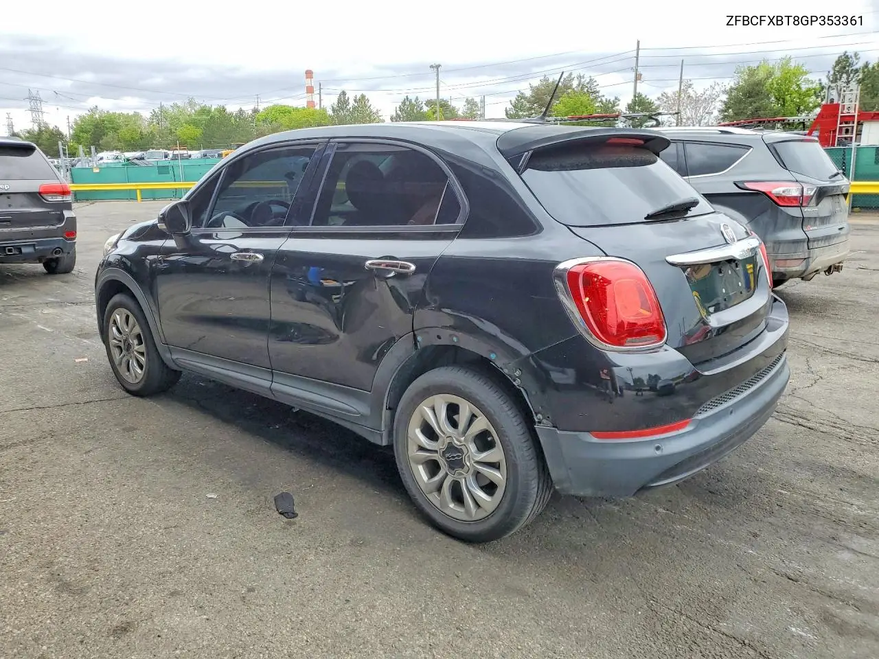 2016 Fiat 500X Easy VIN: ZFBCFXBT8GP353361 Lot: 51471936