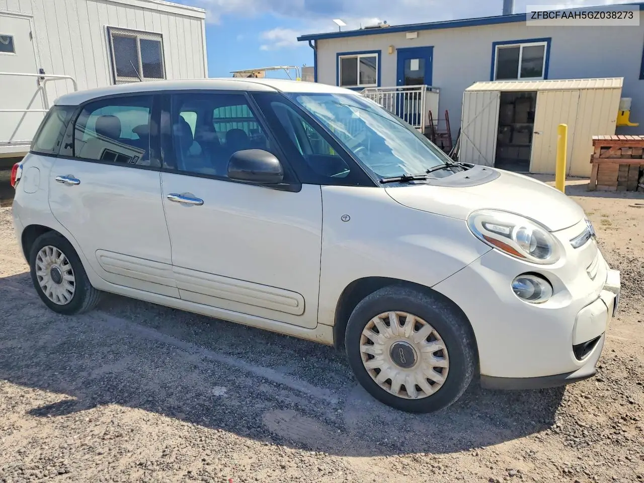 2016 Fiat 500L Pop VIN: ZFBCFAAH5GZ038273 Lot: 54333096