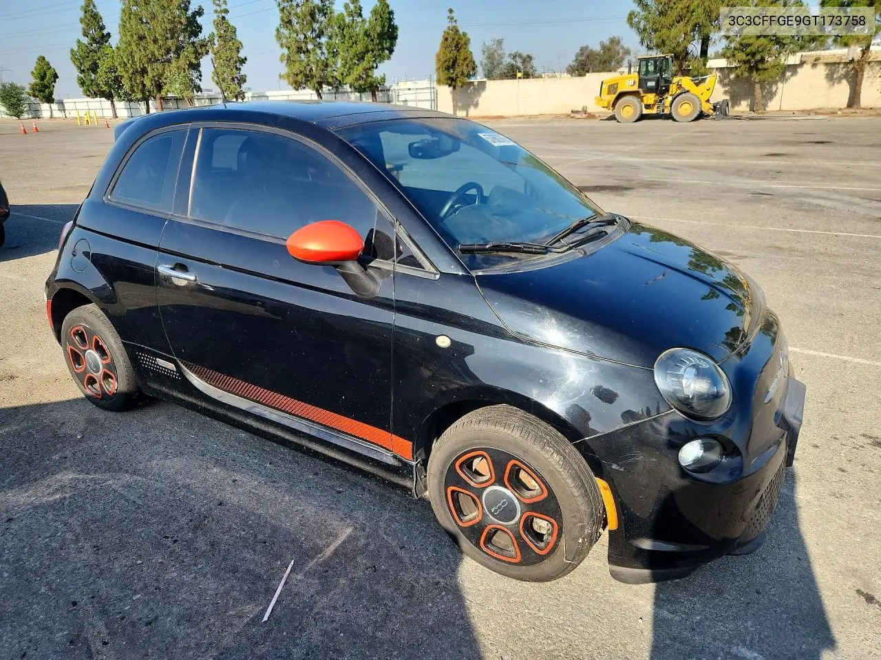 2016 Fiat 500 Electric VIN: 3C3CFFGE9GT173758 Lot: 57860766