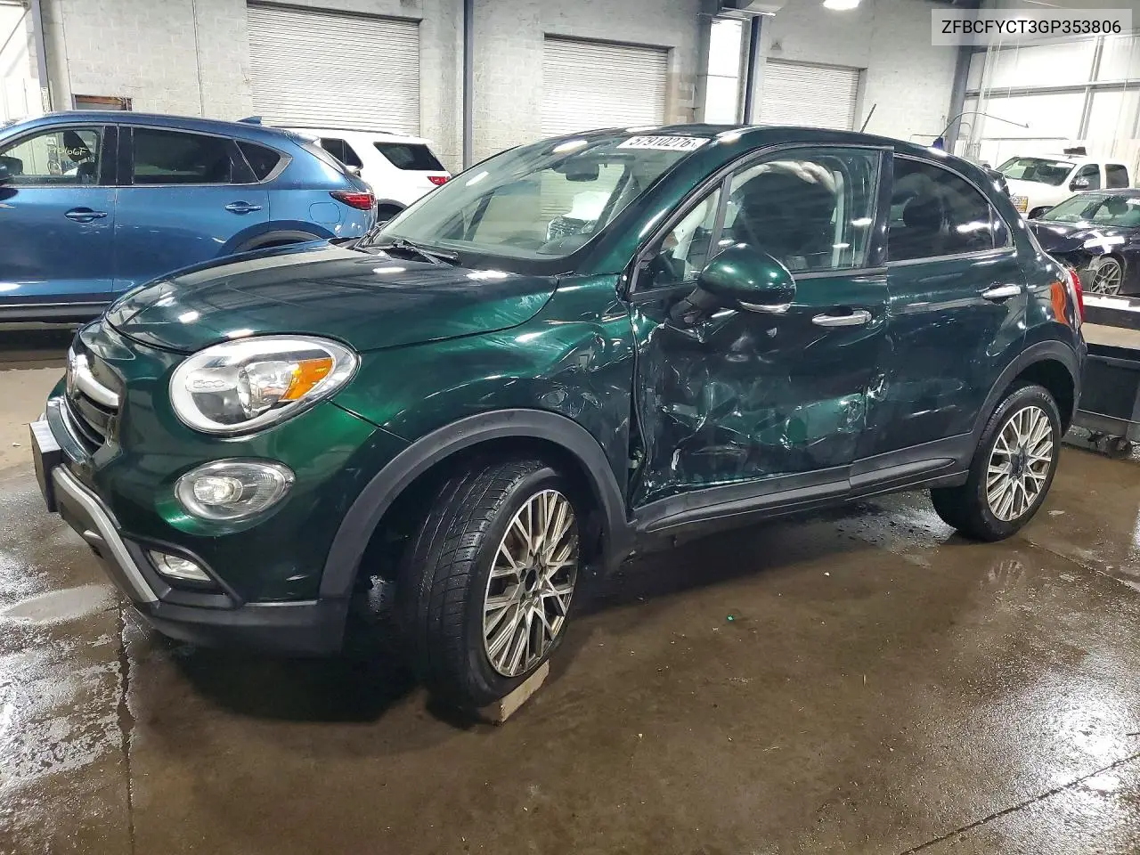 2016 Fiat 500X Trekking VIN: ZFBCFYCT3GP353806 Lot: 57910276