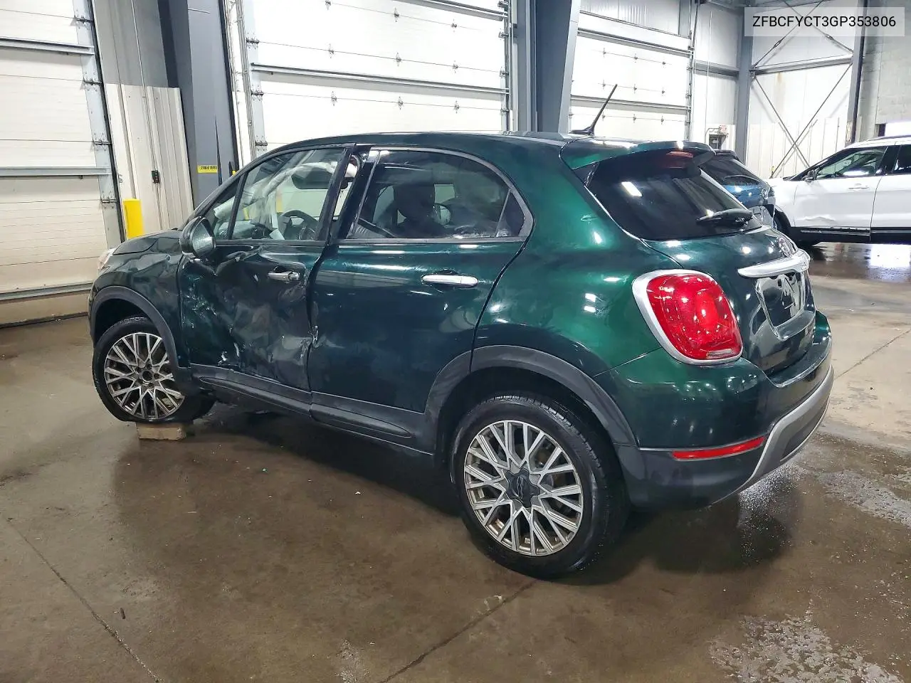 2016 Fiat 500X Trekking VIN: ZFBCFYCT3GP353806 Lot: 57910276