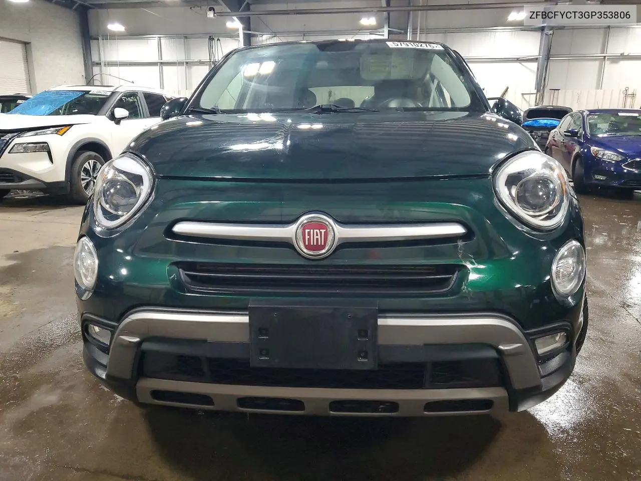 2016 Fiat 500X Trekking VIN: ZFBCFYCT3GP353806 Lot: 57910276