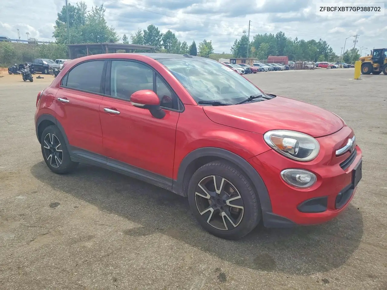 2016 Fiat 500X Easy VIN: ZFBCFXBT7GP388702 Lot: 58695276