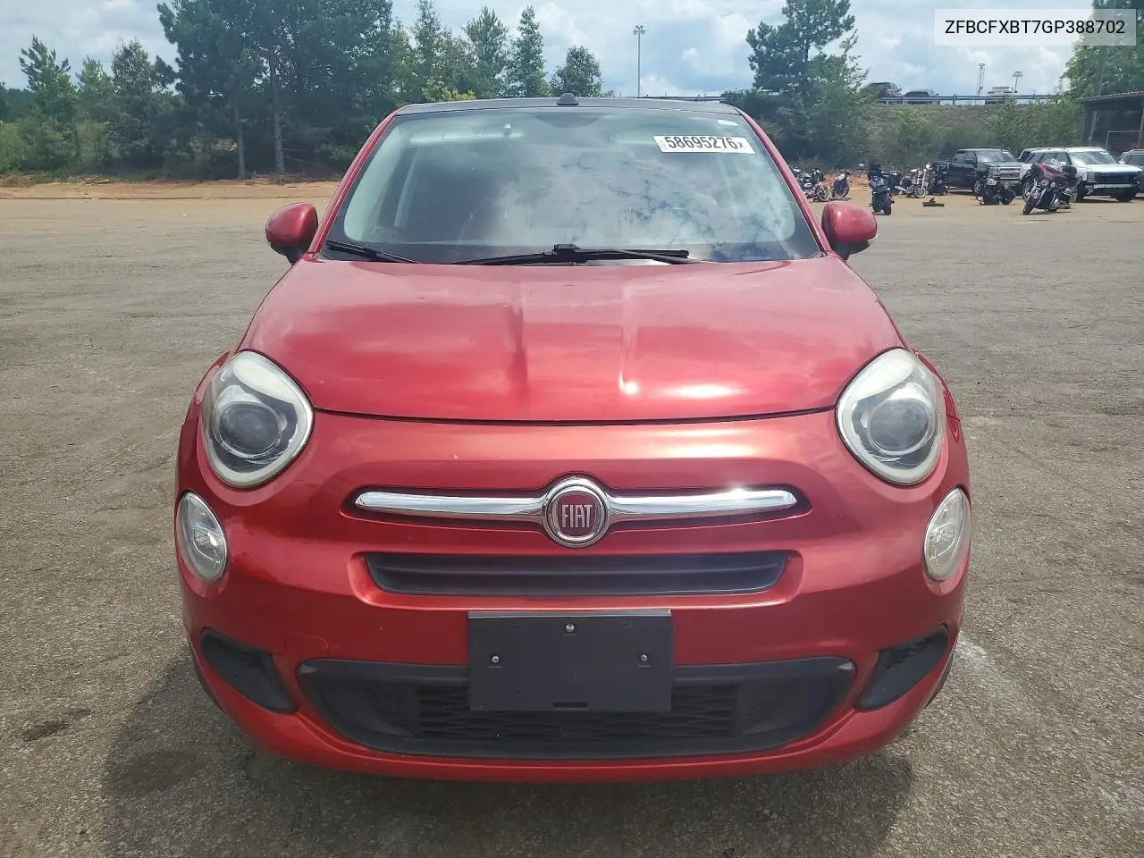 2016 Fiat 500X Easy VIN: ZFBCFXBT7GP388702 Lot: 58695276
