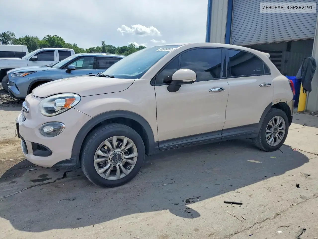 2016 Fiat 500X Easy VIN: ZFBCFYBT3GP382191 Lot: 58880786