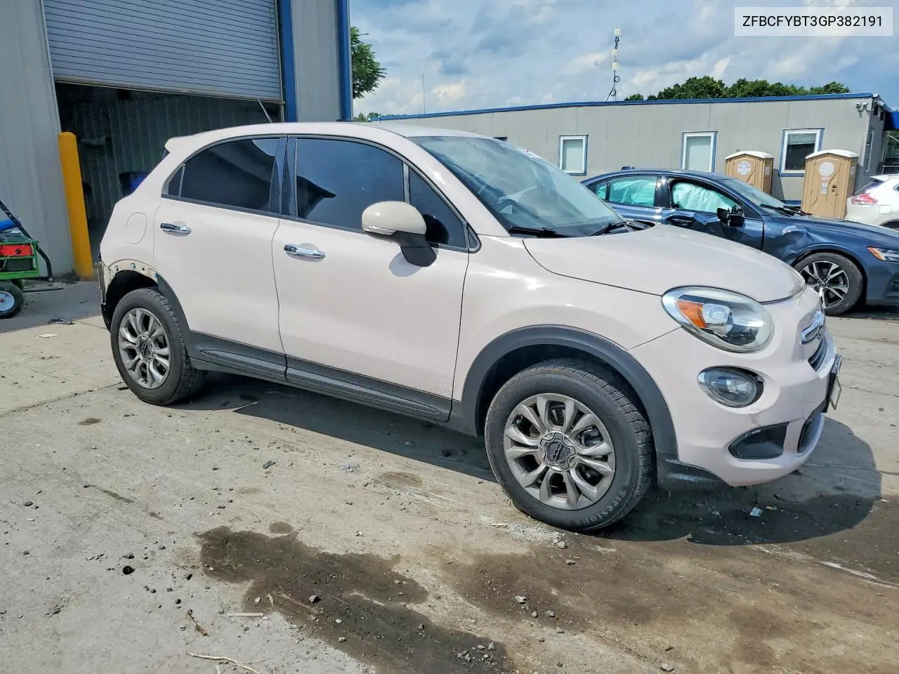 2016 Fiat 500X Easy VIN: ZFBCFYBT3GP382191 Lot: 58880786