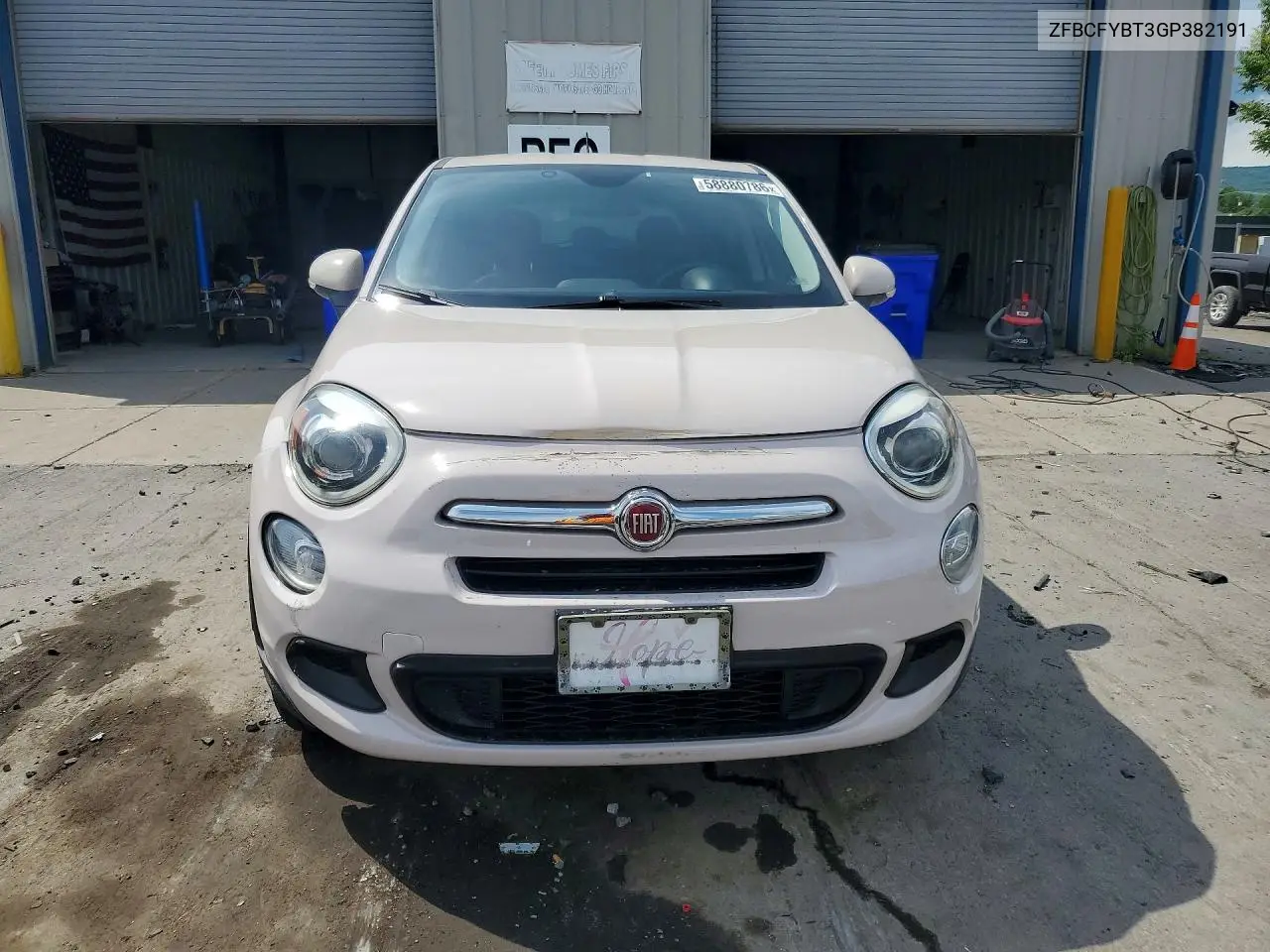 2016 Fiat 500X Easy VIN: ZFBCFYBT3GP382191 Lot: 58880786